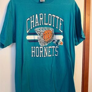Charlotte Hornets Teal Graphic T-Shirt